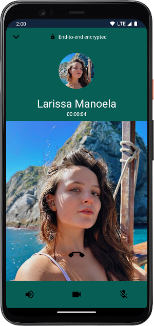 Larissa Manoela Chamada Falsa Screenshot 3