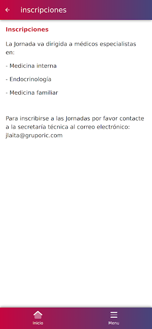 CARDIOMET Jornada Screenshot 3