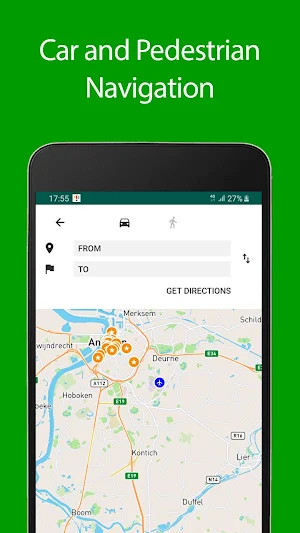 Antwerp Offline Map and Travel Guide Screenshot 1