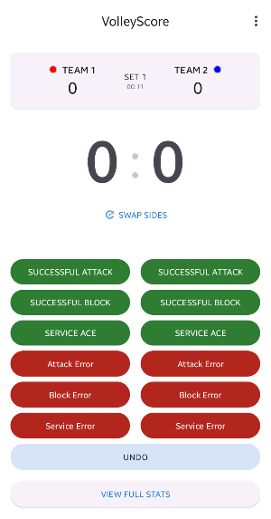 VolleyScore Screenshot 3