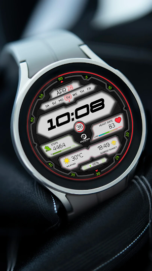 Hybrid Reactor Watch Face Screenshot 1