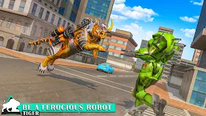Flying Tiger Robot: Flying Bike Transformation Screenshot 3