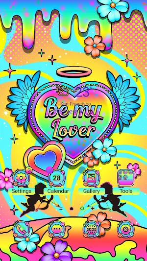 Valentine Rainbow - Wallpaper Screenshot 0