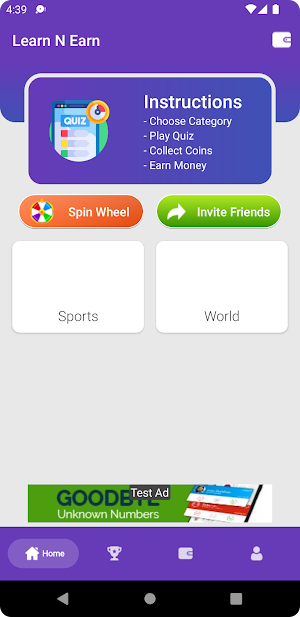 Learn & Earn Screenshot 0