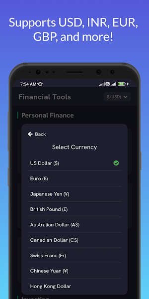 Financial Tools: All In One Screenshot 2