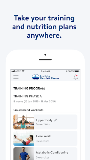 Franklin Health and Fitness Screenshot 2