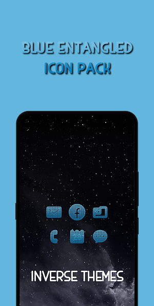 Blue - Entangled Icon Pack Screenshot 2