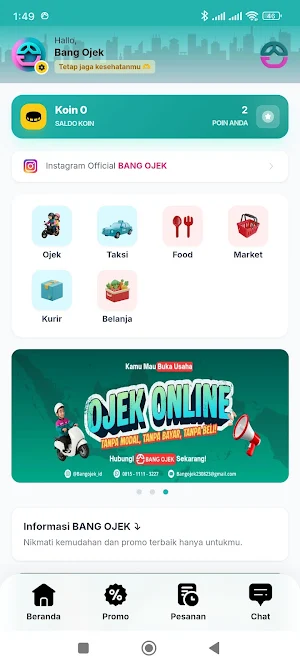Bang Ojek Screenshot 1