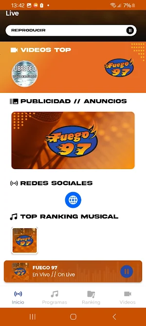 Fuego 97 Screenshot 1