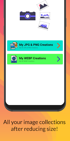 Image size reducer - Mb to KB Screenshot 1