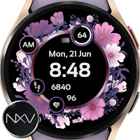 NXV84 Flora Elegant Watch Face
