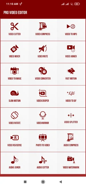 Pro Video, Audio Editor Screenshot 1