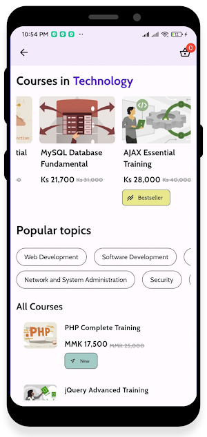 Next Learning Screenshot 1