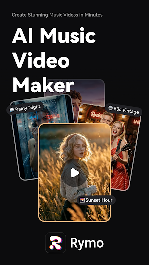 Rymo: AI Music Video Maker Screenshot 0