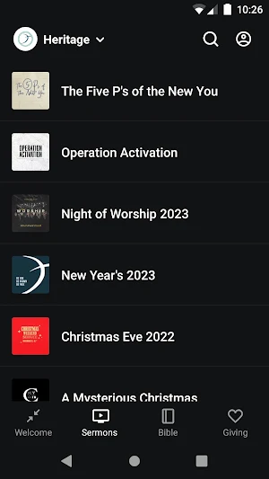 Heritage Church Texarkana Screenshot 1