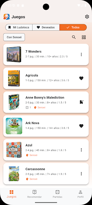 Sensei Lúdico: Juegos de Mesa Screenshot 1