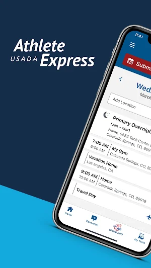 USADA Athlete Express Screenshot 0