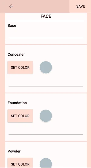 MakeUpApp Screenshot 2