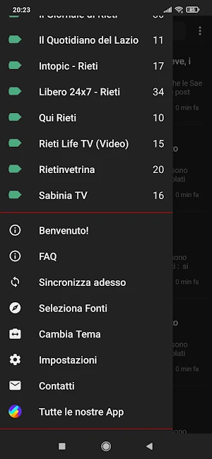 Rieti notizie Screenshot 1