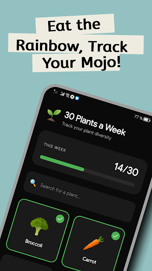 Vegeroo: 30 Plants a Week Screenshot 0