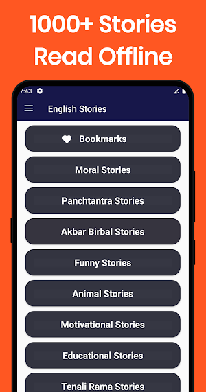 English Stories Offline Screenshot 0