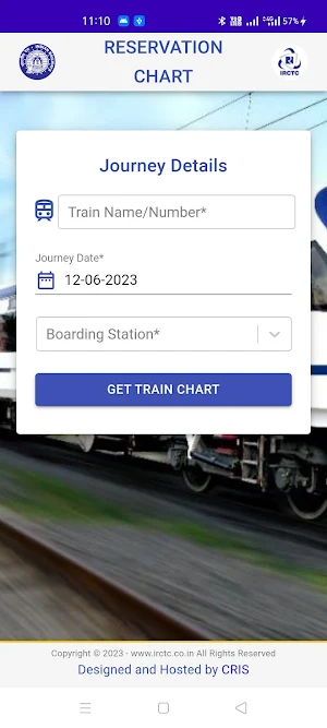 Train Seat Availability App Screenshot 2