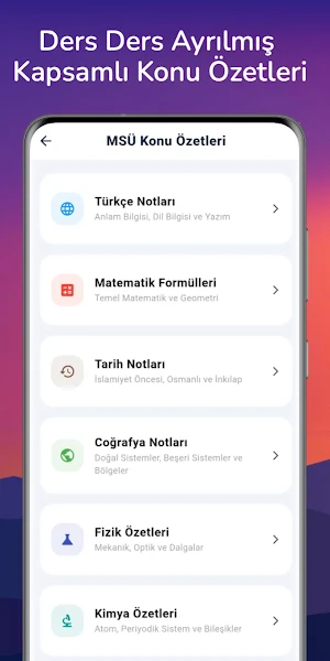 MSÜ Soru Bankası 2026 Screenshot 1