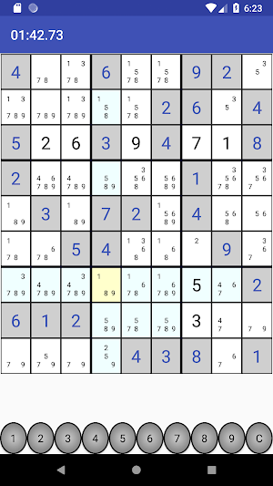 Android Sudoku Screenshot 3