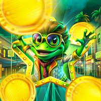 Elvis Frog in Vegas Slots