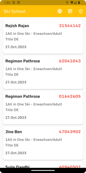 SkiSchool Tutor Screenshot 0
