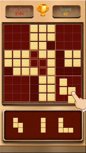 Wood Block Sudoku:Block Puzzle Screenshot 1