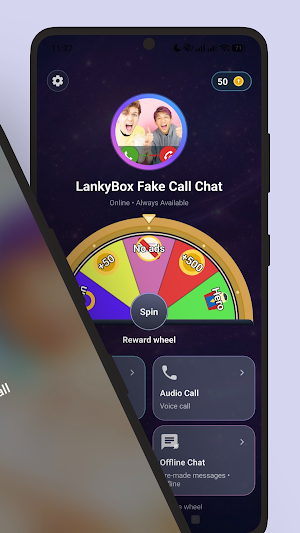 LankyBox Fake Video Call Chat Screenshot 1