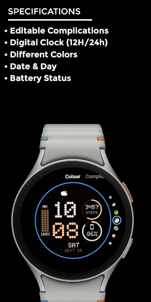 Nighty Digital 41 - watch face Screenshot 3