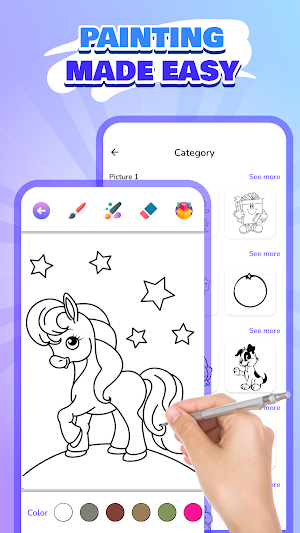 Draw Animation: Color Book Screenshot 3