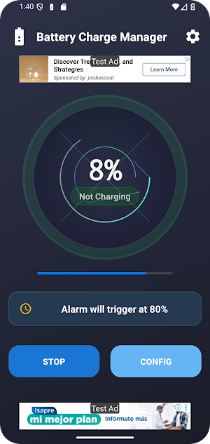 Battery Charge Limit & Alarm Screenshot 0