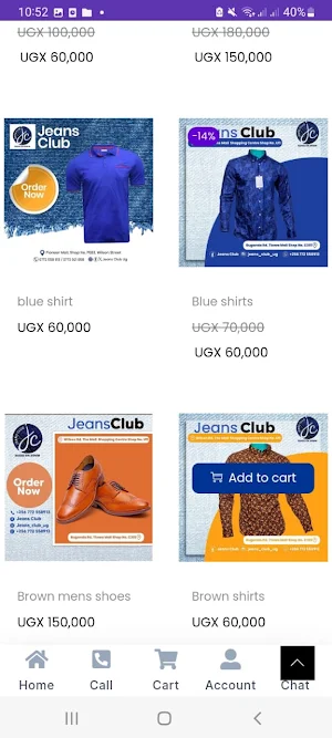 Jeans Club Screenshot 1