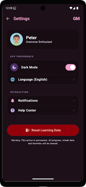 GM: 130 English Grammars Screenshot 3
