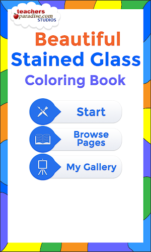 Stained Glass Coloring Book Screenshot 0