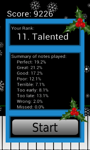 Christmas Piano Screenshot 1
