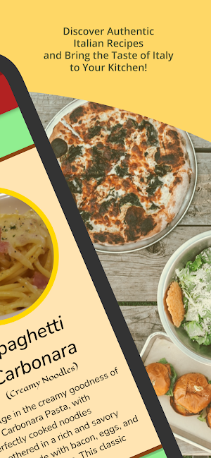 Italian Recipes Screenshot 1