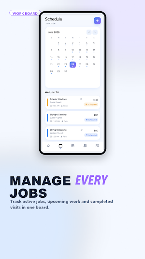 Window Cleaning Manager Screenshot 2