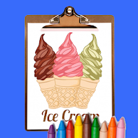 Ice Cream Coloring Book 2020