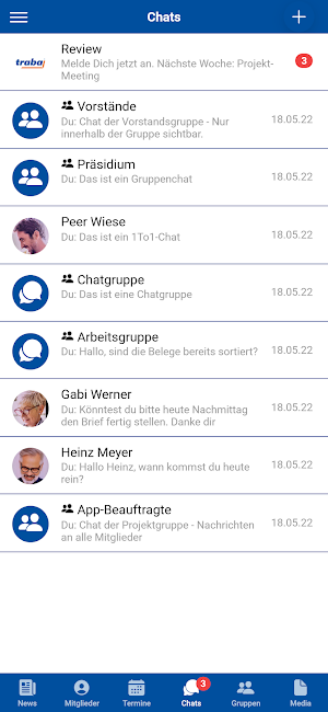 traba Unternehmensgruppe Screenshot 3