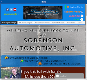 Sorenson Automotive Screenshot 1