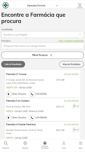 Farmácias Portuguesas Screenshot 3