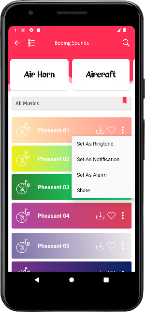 Pheasant Sounds Screenshot 3