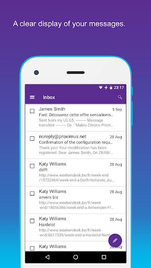Proximus Mail Screenshot 2