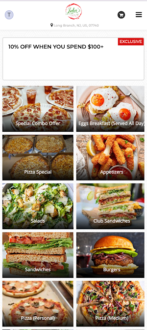 John's Pizza & Grill Screenshot 0