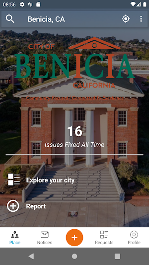 Benicia SeeClickFix Screenshot 0