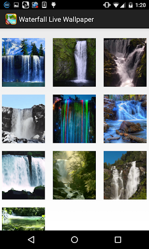 Waterfall Live Wallpaper Screenshot 0